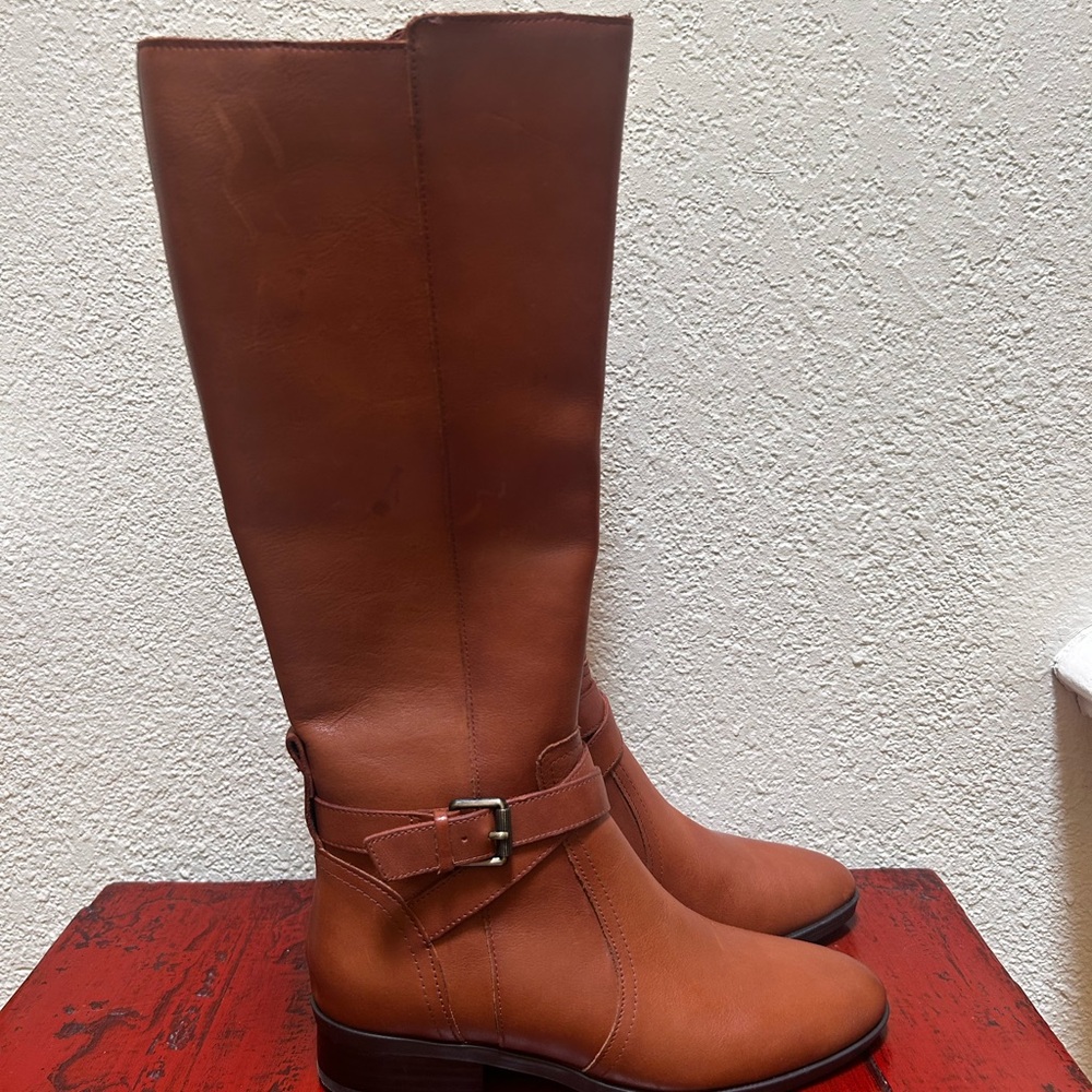 Naturalizer Brown Leather Heeled Boots